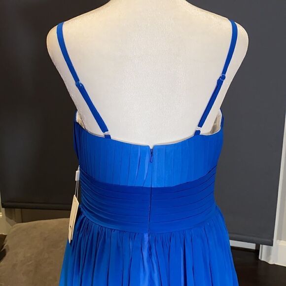 Women’s Full Length Ombré Chiffon Prom Party Wedding Formal Dress Size 6 NWT - Picture 6 of 8